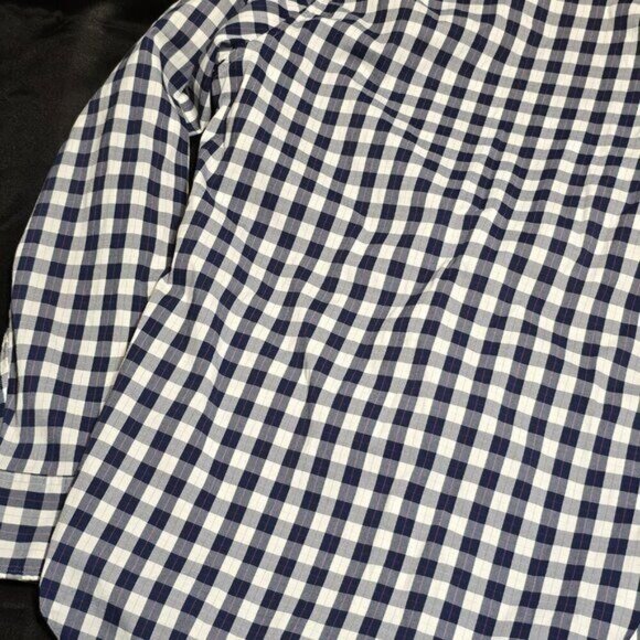 Bonobos Slim Fit Blue & White Checkered Button-Down Shirt Size Medium - Picture 16 of 16